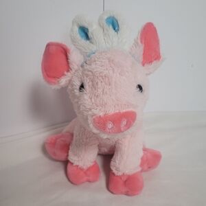 Dan Dee Collectors Choice Pig Plush Bunny Ears Easter Plush 13"